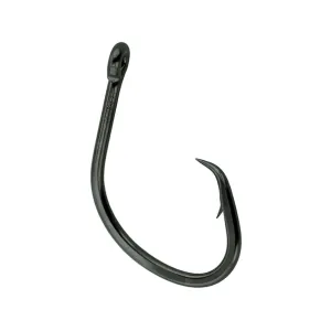 Gamakatsu Nautilus Circle Bait Hook #1/0 Black 7PK