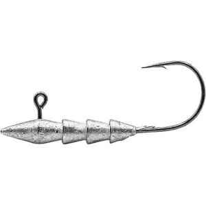 Core Tackle Hover Rig 3/32 oz Weighted Swimbait Hook #1/0 Unpainted 3PK
