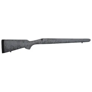 Bell and Carlson Mountain Stock for Remington 700 ADL Long Action Lightweight Barrel Channel Gray/Black Spiderweb