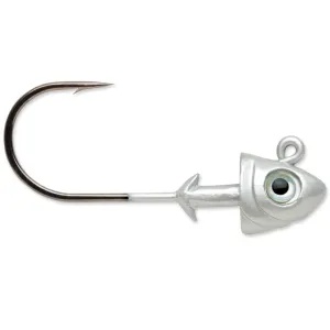 VMC Flat Shad 1/2oz Swimbait Jighead Metallic White