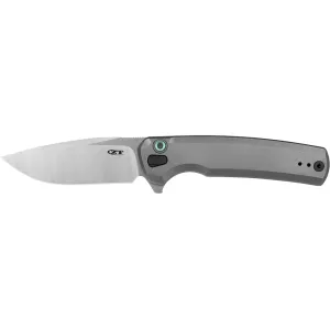 Zero Tolerance 0044 Pocket Knife 3.2" Drop Point CPM S45VN Bead Blasted Blade Titanium Handle Silver