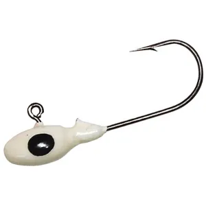 Bobby Garland Mo Glo Jig 1/8oz Minnow Jighead Ghost Glow