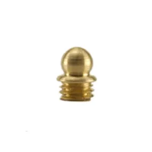 Bradley Skirted Front Shotgun Bead 0.125" Diameter Oversized 6-48 Thread 5/64" Shank Gold