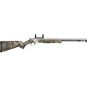 CVA Wolf V2 50 Caliber Muzzleloading Rifle 24" Stainless Steel Barrel True Timber Strata Stock with Scope Mount