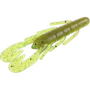 Zoom Micro UV Speed Craw 2.5" Green Pumpkin Chartreuse Belly