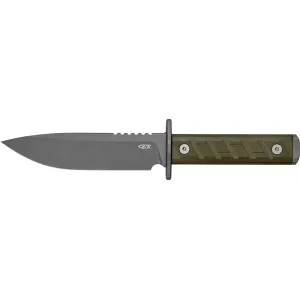 Zero Tolerance 006 Fixed Blade Knife 6" Clip Point CPM-3V Bead Blasted Blade G-10 Handle Olive Drab