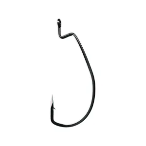 Eagle Claw Trokar Magworm Hook #3/0 Platinum Black 6PK