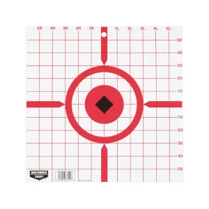 Birchwood Casey Rigid Tagboard Paper Sight In Target 12" 10PK