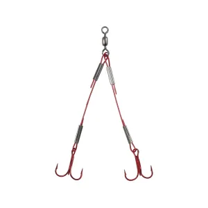 Northland Mini Predator Rig Wire Unweighted #8 Red