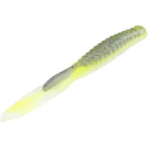 Strike King KVD Perfect Plastics Drop Shot Half Shell 3.5" Worm Sexy Shad