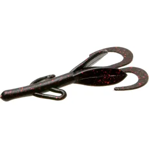 Zoom Baby Brush Hog Creature Black Red Glitter
