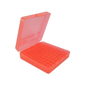 MTM Flip Top Ammo Box 380 ACP, 9mm Luger 100-Round Plastic Red