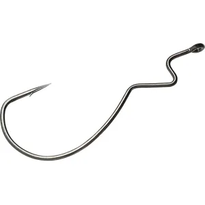 Gamakatsu Skip Gap Worm Hook #3/0 Black 5PK