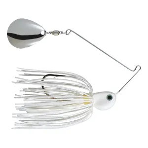 Strike King Potbelly Single Colorado Spinnerbait 3/8oz White Nickel