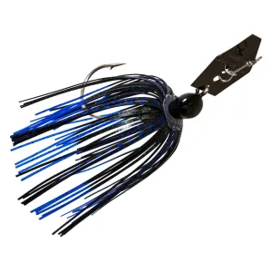 Z-Man Chatterbait Bladed Jig Blue/Black/Black Nickel Blade 3/8 oz