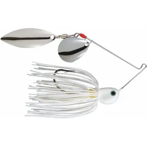 Strike King Potbelly Tandem Spinnerbait 3/8oz White Nickel