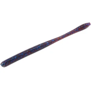 6th Sense Divine Shakey Worm 7.0 Plum Fleck