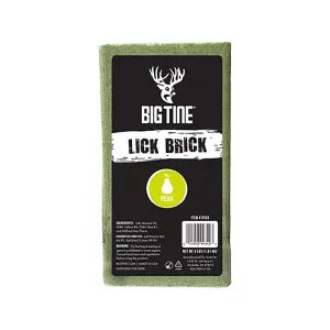 Big Tine Lick Brick Deer Attractant Pear 4 lbs