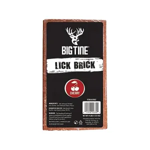 Big Tine Lick Brick Deer Attractant Cherry Rush 4lbs