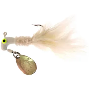 Road Runner Marabou Underspin Jig White 1/4 oz