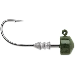 VMC Ned Rig 1/16oz Ned Jighead Green Pumpkin