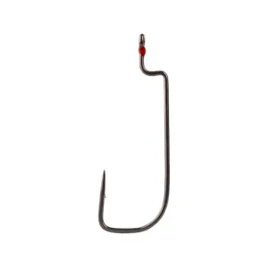 Mustad AlphaPoint Tak-Offset Worm Hook #3/0 Black Nickel 6PK