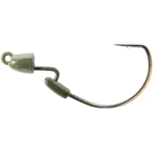 Z-Man Finesse Bulletz 1/15 oz. Hook #1 Green Pumpkin 3PK