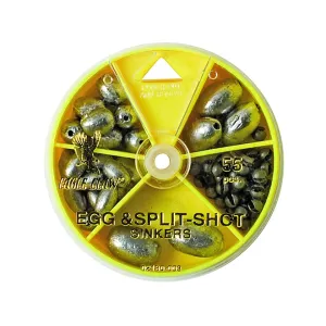 Eagle Claw Egg Sinker And Split-Shot Assortment