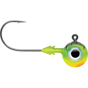VMC Tungsten Moon Eye 1/16oz Round Ball Jighead Firetiger