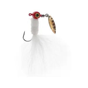 Mr. Crappie Marabou Sausage Spin Jig Red Head 1/16 oz