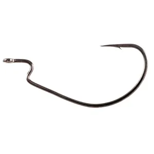 Owner J Hook #4/0 Black Chrome 5PK