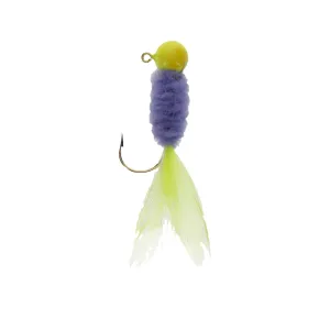Mr. Crappie Slab Daddy Live Hair Jig Sexy Shiner 1/16 oz