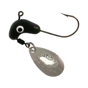 Road Runner Original Head 1/32oz Underspin Jighead Black 4PK