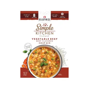 ReadyWise Simple Kitchen Vegetable Beef Soup Freeze Dried Food
