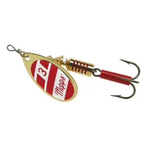 Mepps Aglia Plain Inline Spinner Gold/Red/White 1/4 oz