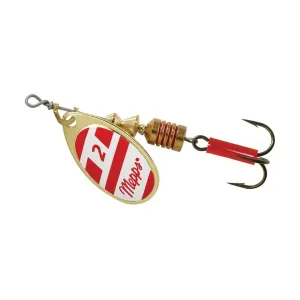 Mepps Aglia Plain Inline Spinner Gold/Red/White 1/6 oz