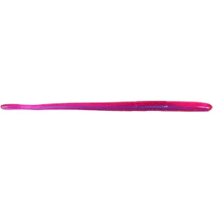 Roboworm FAT Straight Tail Worm 6" Morning Dawn Red Flake