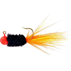 Team Crappie Slab Caller Jig Orange/Black/Lime-Orange 1/32 oz