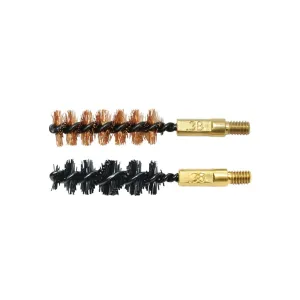 Otis Pistol Bore Brush 38 Caliber 8-32 Threads Bronze and Nylon 2PK