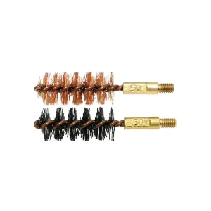 Otis Rifle/Pistol Bore Brush 50 Caliber 8-32 Threads Bronze and Nylon 2PK