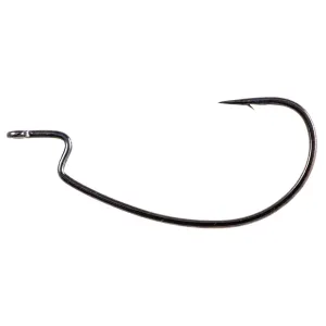 Owner All Purpose Soft Bait Hook #3/0 Black Chrome 4PK