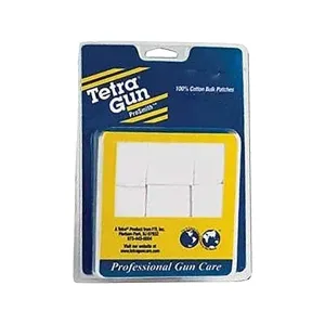 Tetra Gun ProSmith Rifle Cleaning Patches 17 to 22 Caliber Cotton 100PK