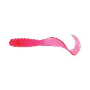 Mister Twister Meeny Curly Tail 3" Grub Pink 20PK