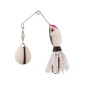 Strike King Rocket Shad Single Colorado Spinnerbait 1/2oz White Shad Silver