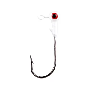 Mr. Crappie Roundball Jighead 1/8oz Refrigerator White 8PK
