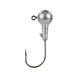 Mr. Crappie Roundball Jighead 1/16oz Unpainted 8PK