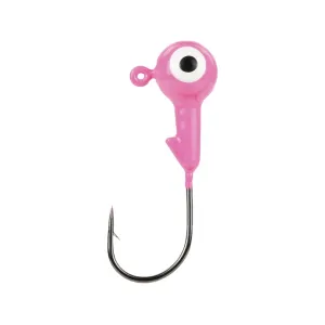 Mr. Crappie Roundball Jighead 1/16oz Pink 8PK