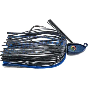 Strike King Tour Grade Swim Jig Black Blue 3/8 oz