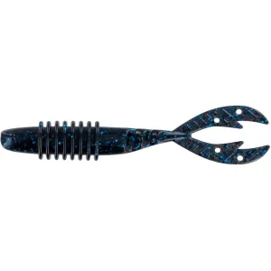 Big Bite Baits Kamikaze Swimon Swimbait 3.75 Black Blue Flake