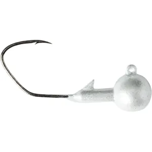 YUM FF Sonar Minnow 3/16oz #3/0 Round Ball Jighead Pearl
